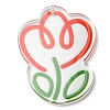 Transparent Acrylic Pendants MACR-Q160-02A-2