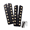 Cowhide Leather Lace-in Boot Zipper Inserts DIY-WH0499-06A-05-7