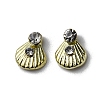 Alloy Rhinestone Cabochons MRMJ-WH0086-22G-LG-1