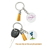 DIY Alloy Bar Beadable Keychain Making Kits DIY-YW0008-76-5