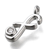 Brass Micro Pave Cubic Zirconia Pendants KK-B132-12P-F-2