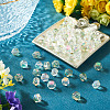 60Pcs 2 Colors Electroplate Glass Beads EGLA-TADJ0001-19D-5