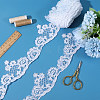 5.2 Yards Flower Polyester Lace Trim Ribbon OCOR-GF0005-59-4