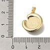 Synthetic Malachite Pendants KK-K388-01G-3