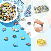 80Pcs 8 Colors Electroplate Glass Beads EGLA-SC0001-54B-3