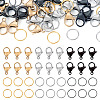 30Pcs 304 Stainless Steel Lobster Claw Clasps STAS-TA0005-37-2