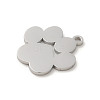 Non-Tarnish 304 Stainless Steel Pendants STAS-K270-03P-2