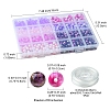 DIY Round Acrylic Beads Bracelets Jewelry Making Kits DIY-FS0007-40-4