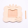 Unfinished Natural Wood Photo Frames WOOD-WH0110-31-1