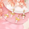 Angel Shell Pearl & Alloy Pendant Decoration HJEW-JM02402-2