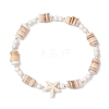 2Pcs Synthetic Turquoise Beaded Stretch Bracelets BJEW-JB11911-3