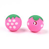 Fruits Theme Handmade Polymer Clay Beads CLAY-T022-04D-2