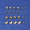 16Pcs 4 Styles 304 Stainless Steel Stud Earring Findings STAS-FS0001-85G-7