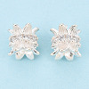 925 Sterling Silver Spacer Beads STER-T008-28S-1