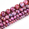 Baking Paint Glass Beads Strands DGLA-N003-4mm-B03-2
