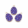 Alloy Enamel Pendants ENAM-S115-152-1