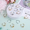 30Pcs 6 Style 201 Stainless Steel Cuff Pad Ring Settings FIND-SZ0002-73-5