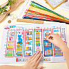 1 Bag Bookmarks Painting Needle Felting Kit for Beginners DIY-CP0013-36A-3