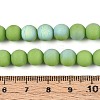 Frosted Opaque Glass Beads Strands GLAA-T032-P8mm-MBB06-4