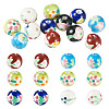 12Pcs 6 Colors Handmade Porcelain Beads PORC-TA0001-51-2