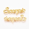 Golden Plated Alloy Cabochons PALLOY-WH0068-08H-1