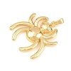 Brass Pendants KK-Z145-07G-03-2