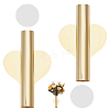 2Pcs Heart Wall Mounted Flower Tube FIND-GF0008-61G-7
