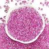 6/0 Spray Paint Glass Seed Beads SEED-H003-11J-3