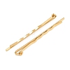 304 Stainless Steel Hair Bobby Pins Findings STAS-F329-02A-G-3