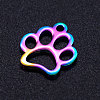 Ion Plating(IP) 201 Stainless Steel Pet Charms STAS-Q201-JN210-01-3