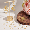 360Pcs 4 Styles Alloy Soldered Closed Jump Rings KK-PH0010-13G-5