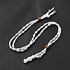 Braided Wax Rope Cord Macrame Pouch Necklace Making NJEW-J007-02-1