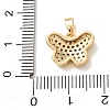 Brass Rhinestone Pendants RB-CBA2C2D-06G-3