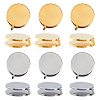 12Pcs 2 Colors 304 Stainless Steel Cuff Earrings EJEW-HS0001-40A-1