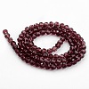 Transparent Glass Bead Strands X-GLAA-G013-6mm-59-2
