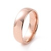 201 Stainless Steel Plain Band Ring for Women RJEW-I089-22RG-1