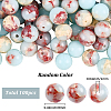 100Pcs Synthetic Aqua Terra Jasper Beads G-SP0001-34-2