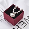 Ion Plating(IP) 304 Stainless Steel Charm Bracelets for Women BJEW-P345-04G-3