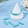 6Pcs Synthetic Turquoise Connector Charms G-AR0006-27A-4