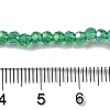 Electroplate Transparent Glass Beads Strands EGLA-A035-T3mm-L18-4
