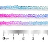 Transparent Painted Glass Beads Strands LS-DGLA-A034-T2mm-A14-3