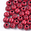 Craft Style Acrylic Beads X-MACR-T023-12B-1