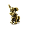 Brass Dog Figurine Statue for Living Room Table Home Decoration DJEW-Q008-06AB-1