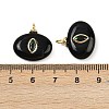 Natural Black Onyx(Dyed & Heated) Pendants LS-KK-B157-42H-10-3