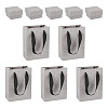 5Pcs Square Paper Jewelry Display Cases CON-TA0001-39A-02-3