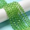 Transparent Glass Beads EGLA-A035-T6mm-D09-2