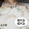30Pcs 3 Colors Handmade Chinese Frogs Knots Buttons Sets AJEW-CY0001-48-6