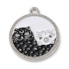 Alloy Enamel Pendants ENAM-C019-02C-01-1