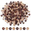 300Pcs Coconut Buttons BUTT-ME0001-25B-1