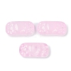 Spray Painted Transparent Glass Connector Charms X1-GLAA-H035-06J-1